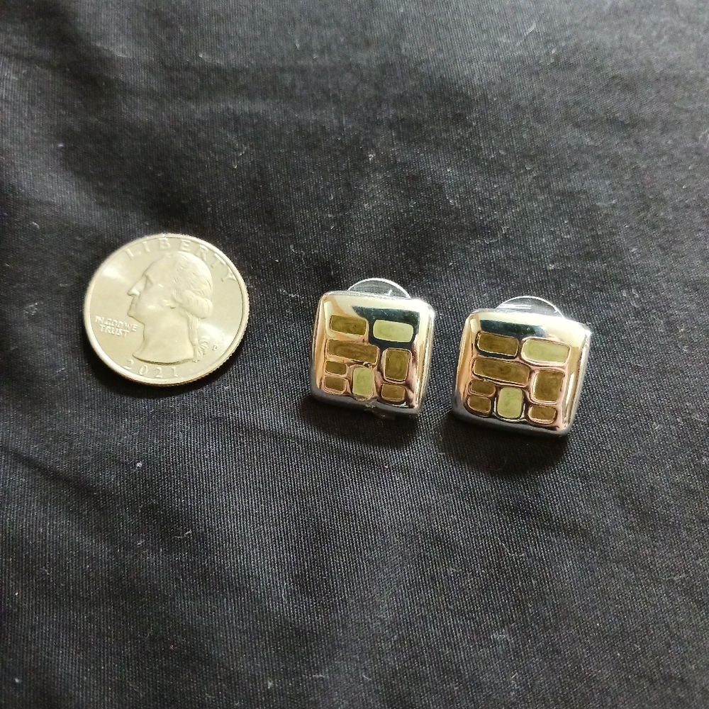 Square Stone Earrings